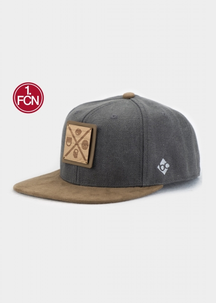 "1.FC Nürnberg: Kerwa" - hellgrau (Snapback)